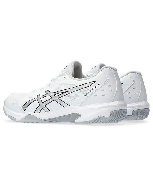 Asics White Gel-Rocket 11