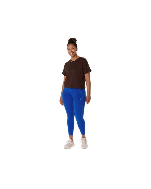 Asics Blue Nagino Flex Short Sleeve Top