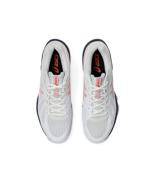 Asics White Sky Elite Flytefoam Mid Top 3 Volleyball Shoes for men