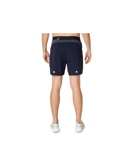 Asics Black Road 7in Short for men