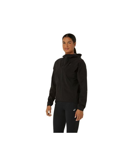 Asics Black Metarun Waterproof Jacket