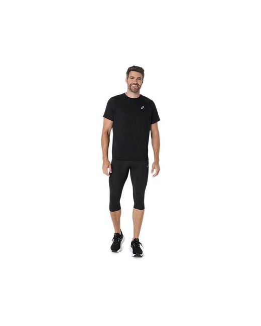 Asics Black Sport Run Kneetight for men