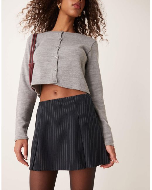 Miss Selfridge Natural – faltenrock