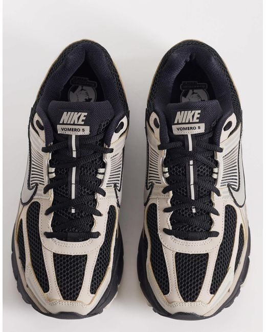 Nike White Zoom Vomero 5 Sneakers for men