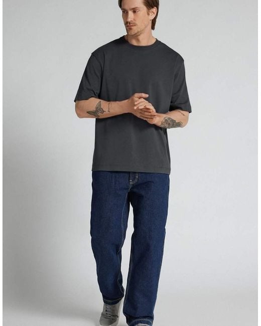 Intimissimi Gray Oversized 100% Cotton T-Shirt for men
