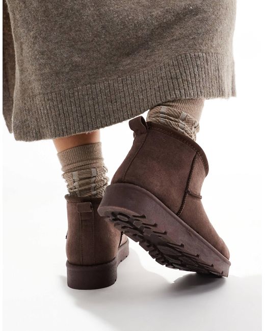 SEQWL Brown – gemütliche ankle-boots