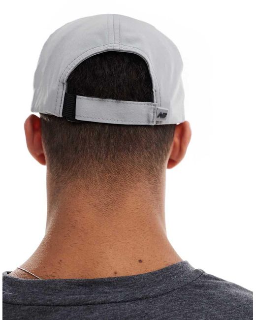 Gorra Con Diseño De 6 Paneles Performance De New Balance de color Blue