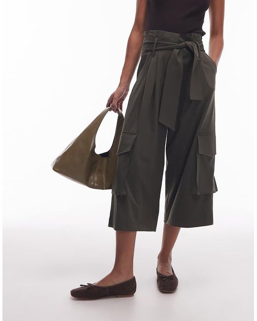 ASOS Bermuda Shorts Met Utility Zakken in het Green