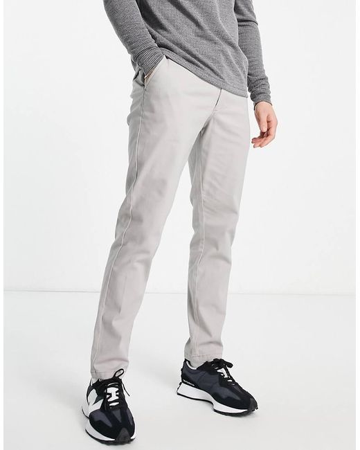 Jack & Jones Gray Slim Fit Chino for men