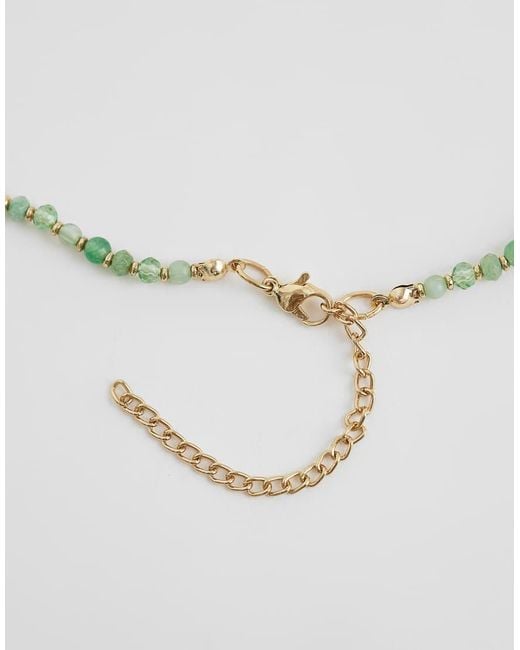 Accessorize Metallic Beaded Necklace
