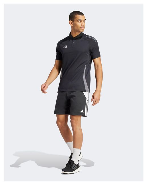 Adidas Originals Black Adidas Tiro 24 Sweat Shorts for men