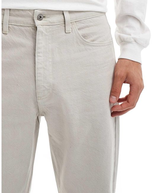 Collusion White X005 Straight Leg Straight Leg Jeans for men