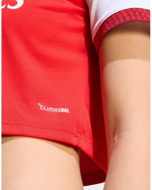 Adidas Originals Red Arsenal Fc 26/27 Home Cropped Jersey