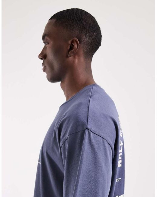 Jack & Jones Blue Surf Club Back Print T-shirt for men