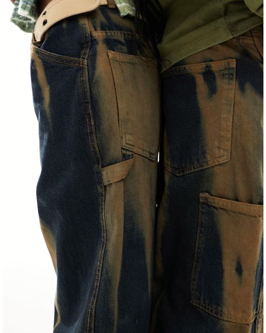 Reclaimed (vintage) Multicolor Unisex baggy Jean