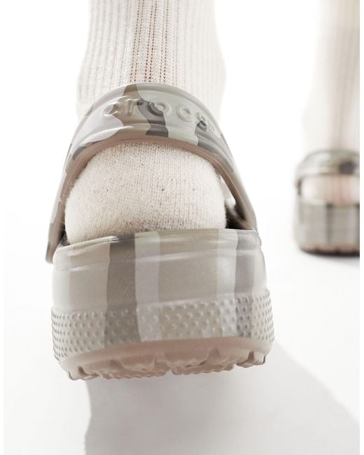 CROCSTM White Seasonal Camo Clog Sandals for men