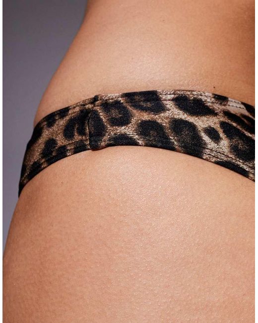 South Beach Black High Rise Bikini Bottom