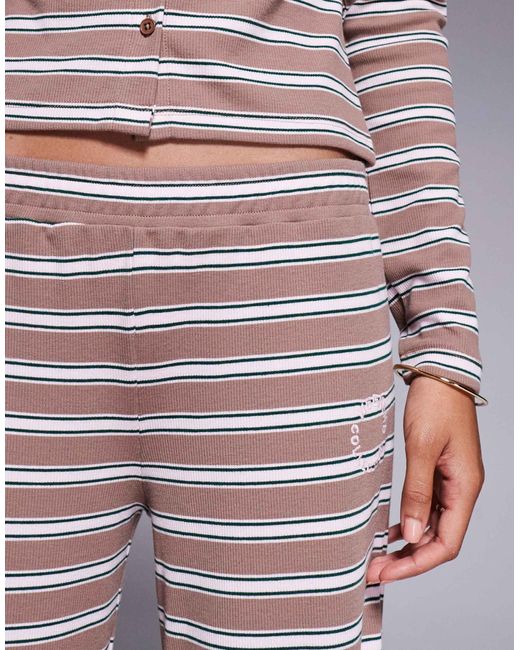 ASOS Multicolor Weekend Collective Co-ord Stripe Trouser