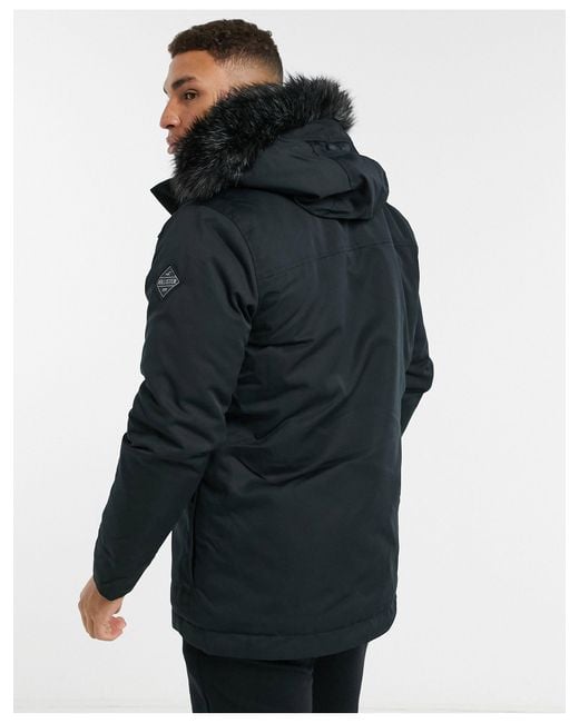 Manteau parka à capuche doublée en fausse fourrure Hollister pour homme en  coloris Noir | Lyst