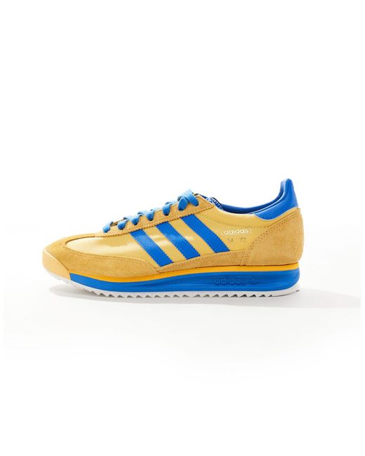 Sl 72 rs - baskets - jaune et bleu Adidas Originals en coloris Blue