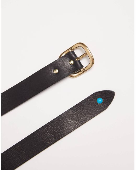 Levi's Blue – langer ledergürtel