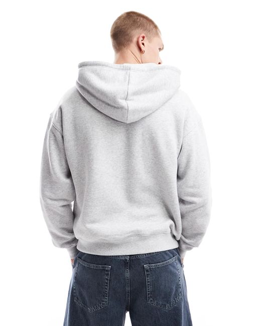 Cotton On White Boxy Fit Hoodie With 1993 Print for men