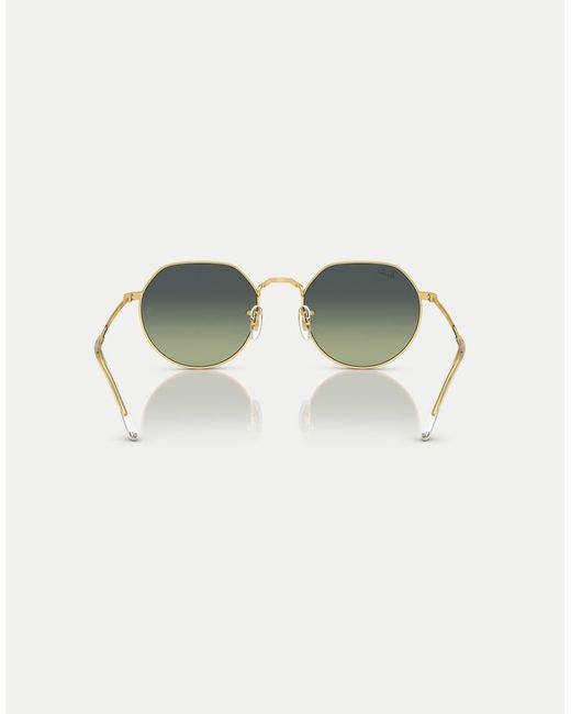 Ray-Ban Green Jack Irregular Sunglasses With Lens