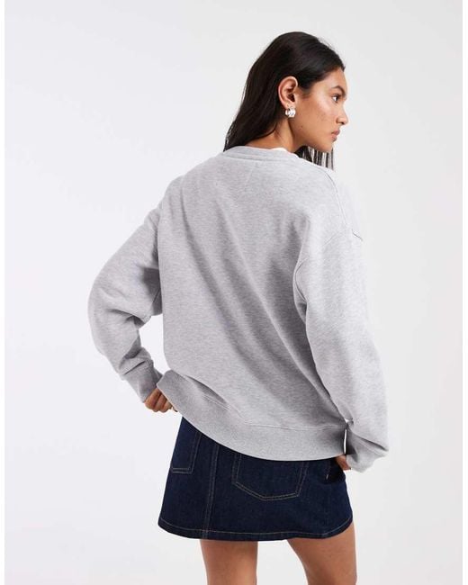 Gant White Logo Sweatshirt