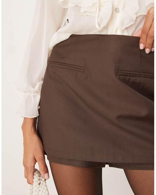NARRATED Natural Mini Skort