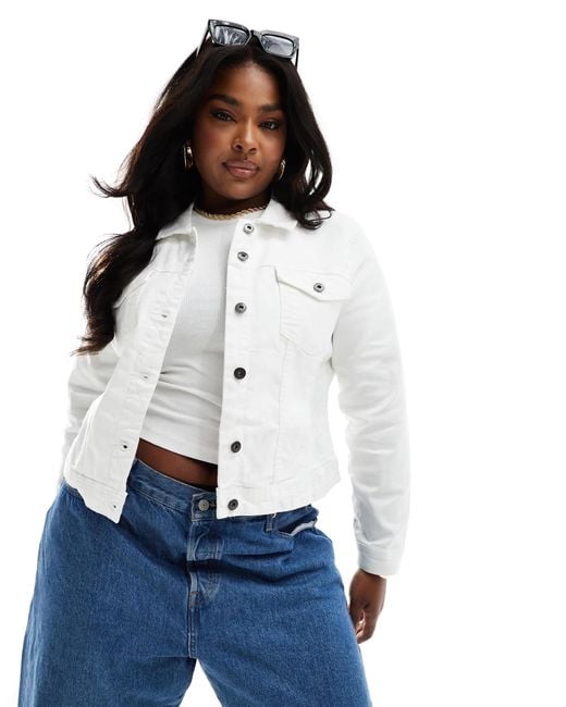 ONLY White Denim Jacket