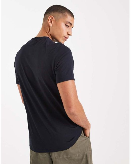 Fred Perry Blue Monogram T-shirt for men