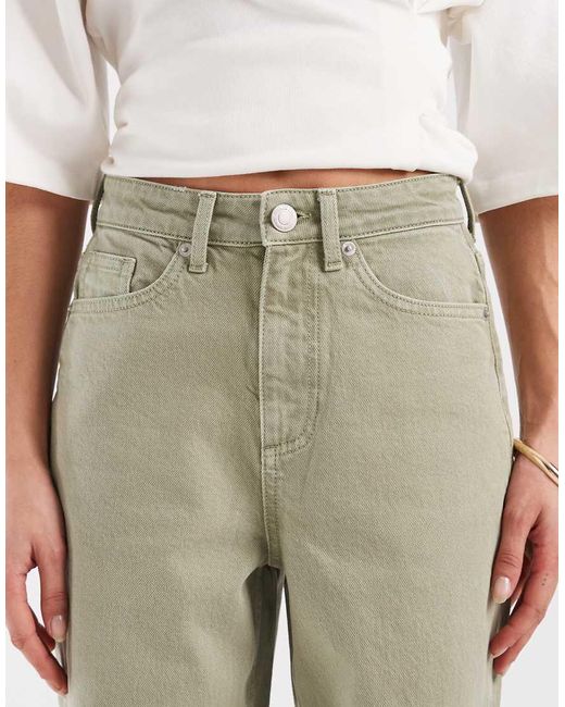 Vero Moda Natural Tessa High Waisted Wide Leg Jeans