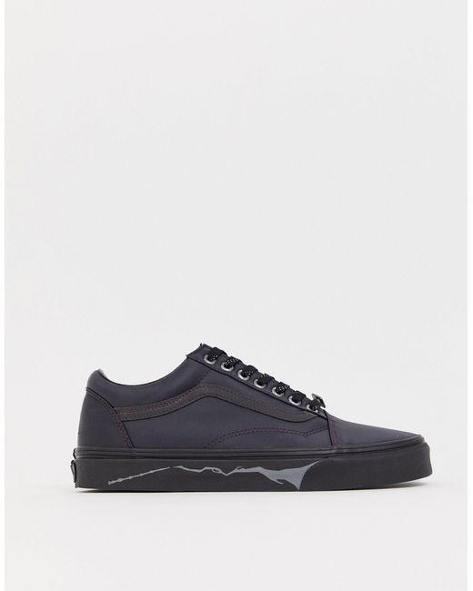 Vans X Harry Potter Deathly Hallows Old Skool Trainers in Black for Men |  Lyst Canada