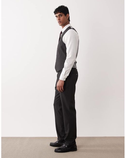 ASOS Gray Slim Suit Trousers for men