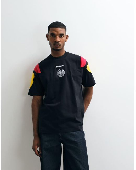 Adidas Originals Blue Adidas Football Germany Eqt Bring Back T-Shirt for men
