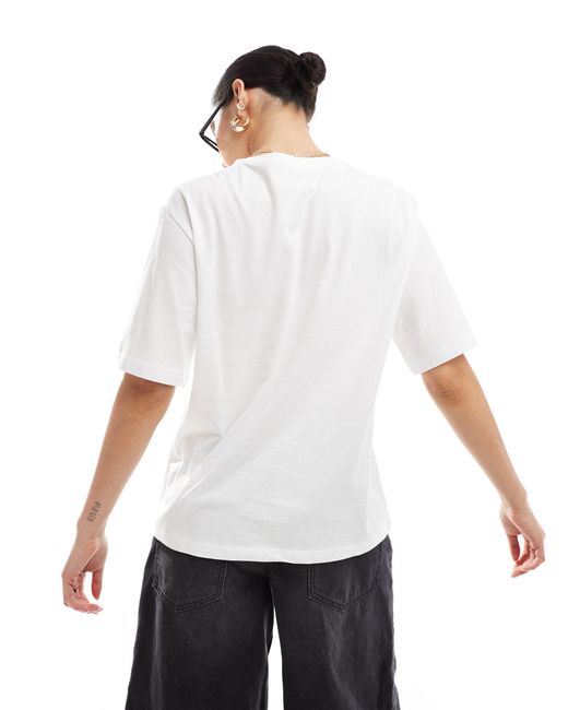 SELECTED Femme – oversize-t-shirt in White für Herren