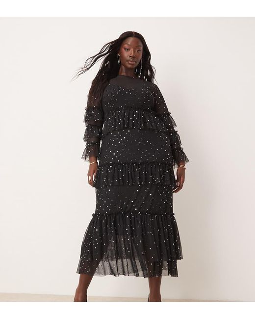 knee length dresses for ladies Chella Star Mesh Dress – shopgabriLA main image 1