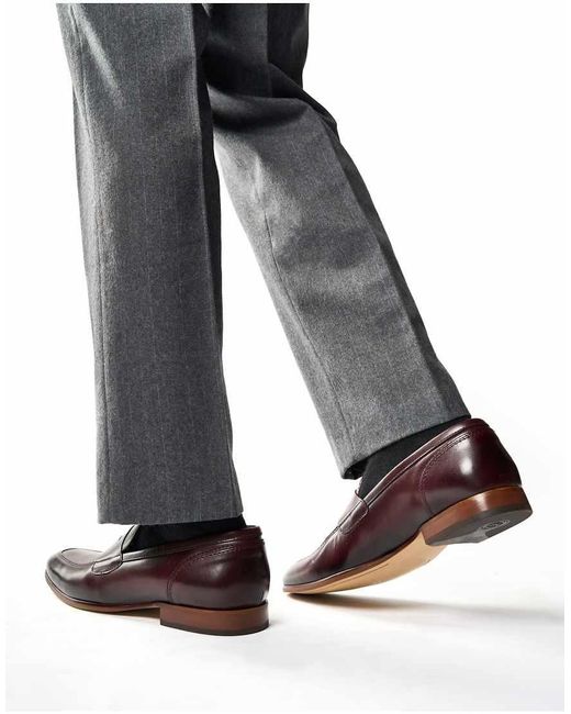 Base London Black Bruno Penny Loafer for men