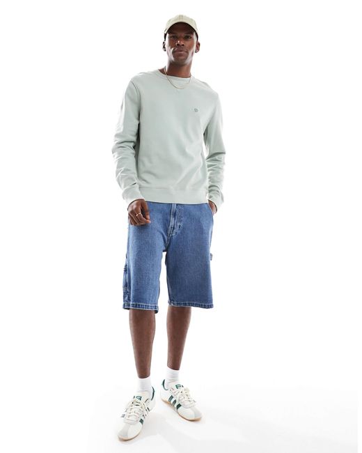 Superdry – classic – basic-sweatshirt in Gray für Herren