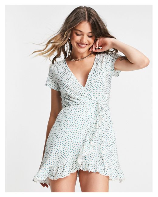 pull and bear wrap dress