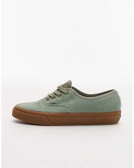 Vans Natural Authentic Pony Hair Trainers
