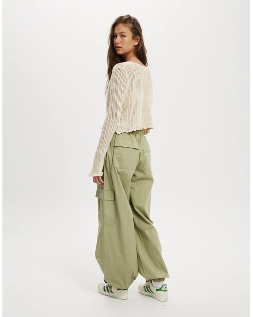 Cotton On Green Summer Cargo Pant