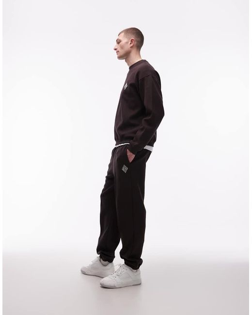 Lacoste Brown Logo Sweatpants for men