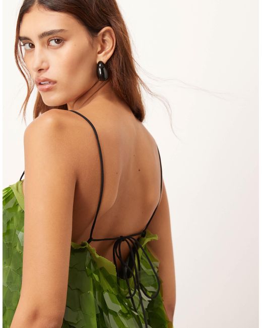 ARRANGE Green – shard – pailletten-oberteil
