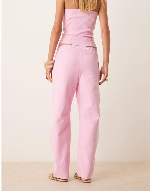 ASOS Pink – hose aus interlock-stoff