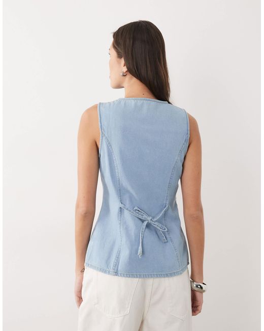 Gilet Threadbare en coloris Blue