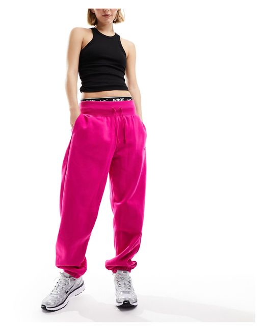 Joggers oversize di Nike in Pink