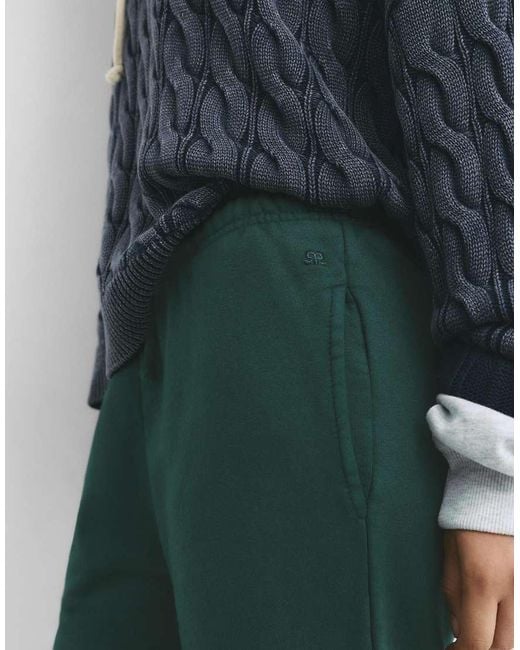 Pull&Bear Luchtige Trainingsbroek in het Green