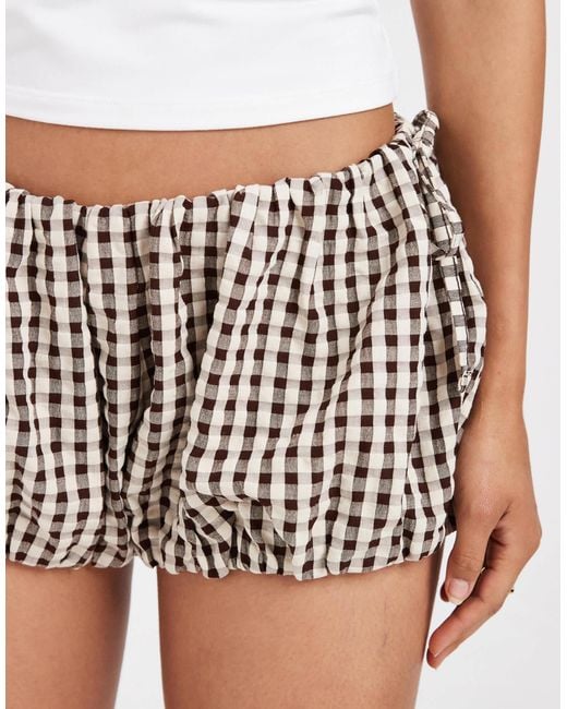 ASOS White Bubble Shorts