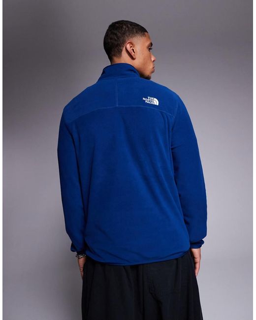 Sudadera De Forro Polar Con Cremallera De 1/4 En Glacier De The North Face de hombre de color Blue
